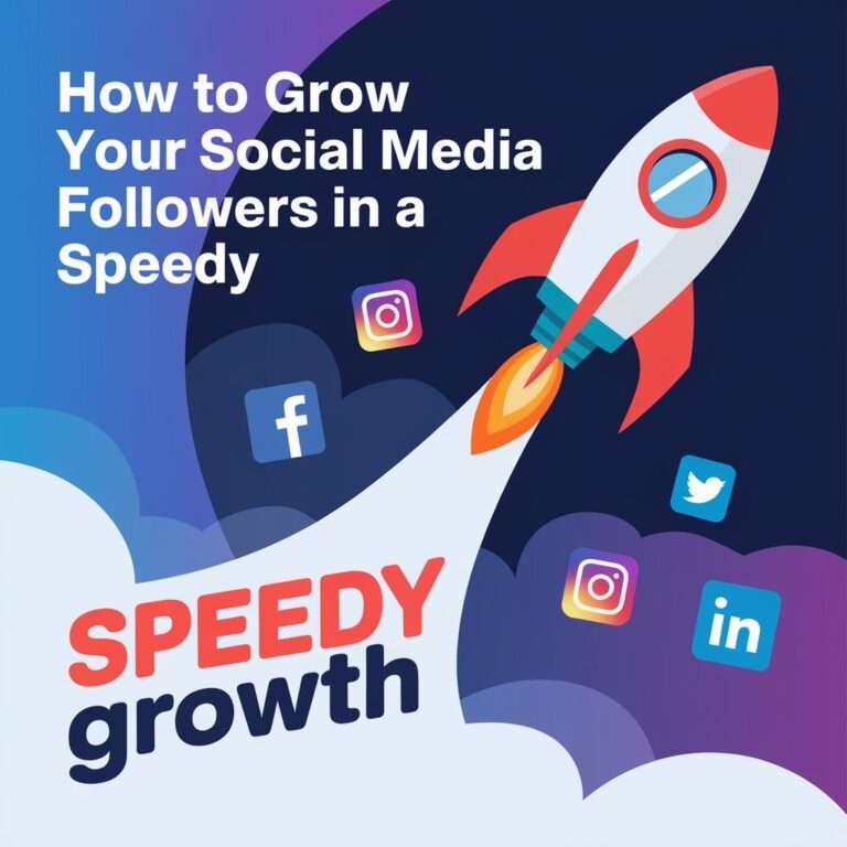 How To Grow Your Social Media Followers In A Speedy