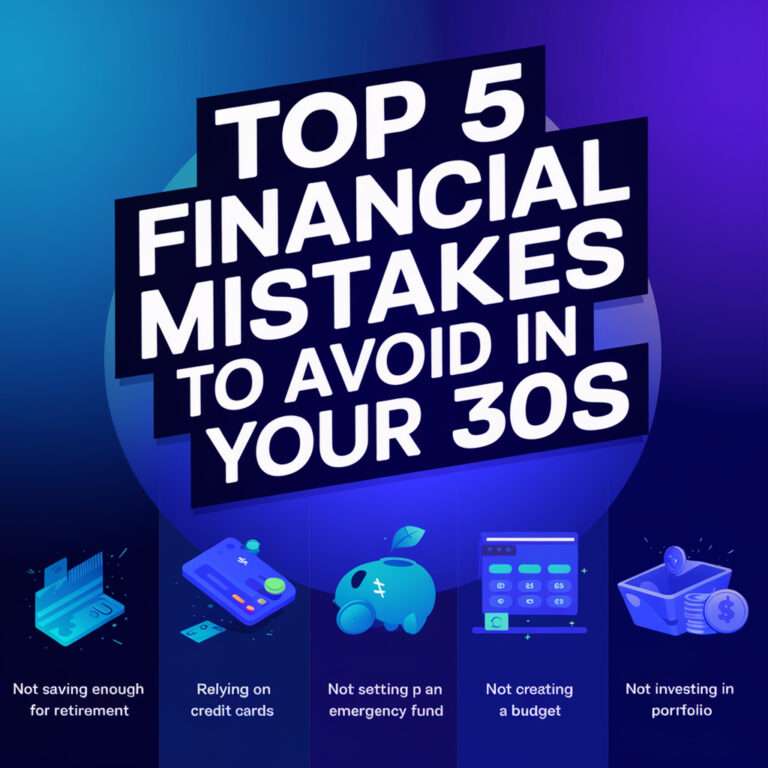 Top 5 Financial Mistakes To Avoid In Your 30s