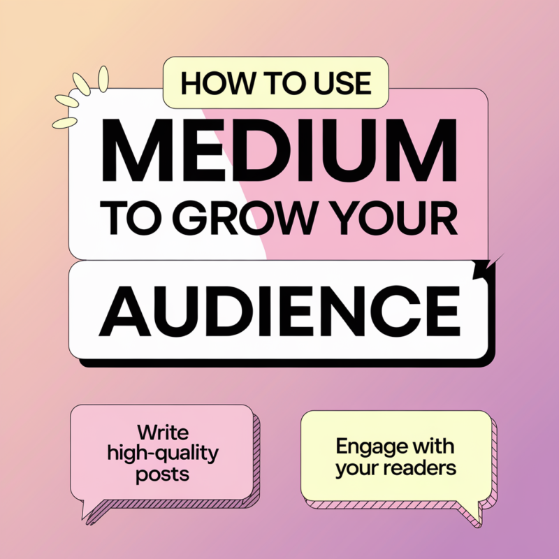 How To Use Medium To Grow Your Audience