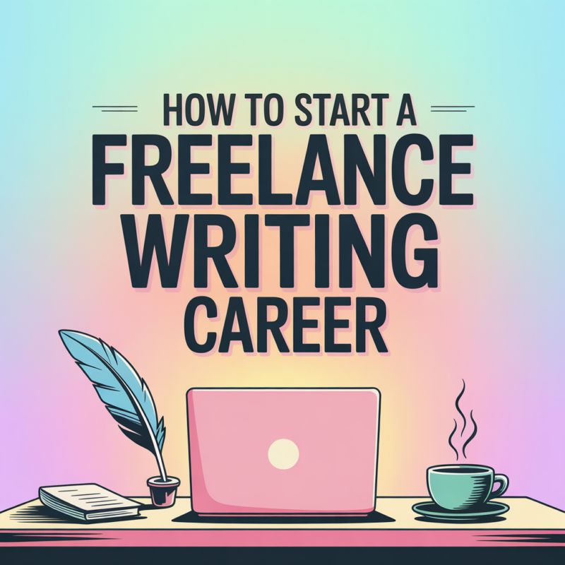 How To Start A Freelance Writing Career